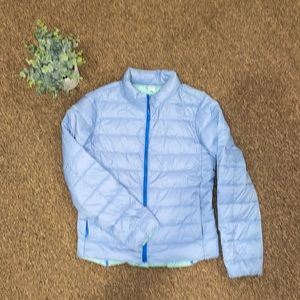 Light weight packable coat girls size 10/12